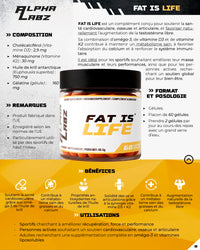 Alpha Labz - FAT IS LIFE - Omega 3 krillolie vitamine D3 K2